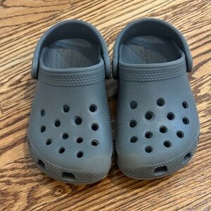 Boys crocs grey